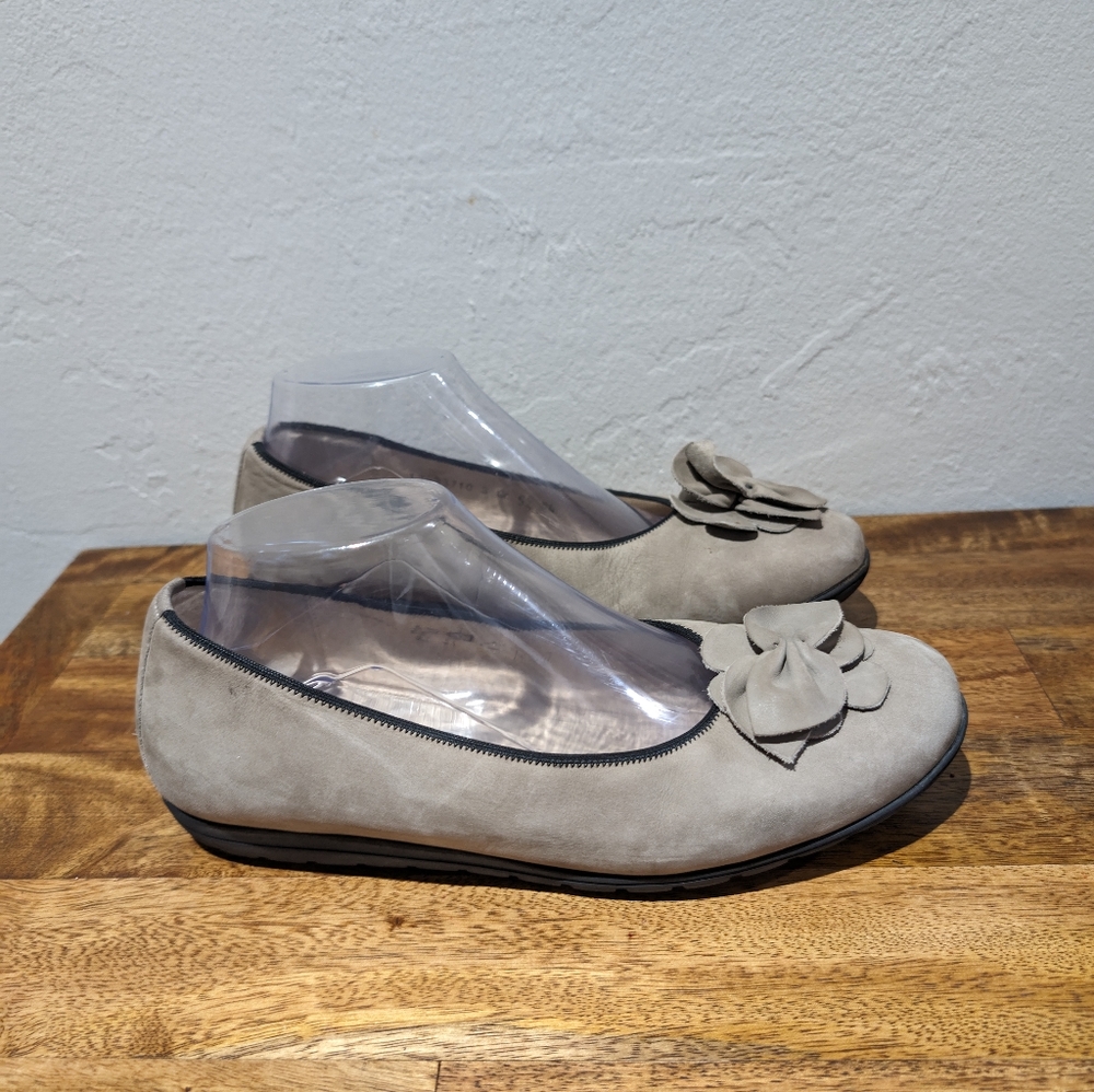 WALDLAUFER - HADYA  NUBUCK Flats comfort‎ size 5.5